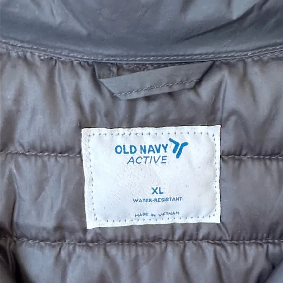 Old Navy Water-Resistant Narrow-Channel Quilted Long Puffer Coat - Black - XL - Picture 6 of 10